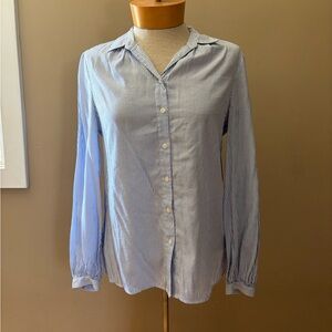 Banana Republic pinstripe button down top